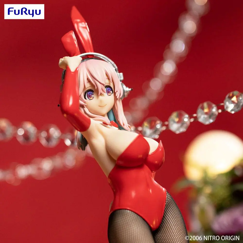 Statuie PVC Super Sonico BiCute Bunnies Super Sonico Red Ver. 28 cm poza produsului