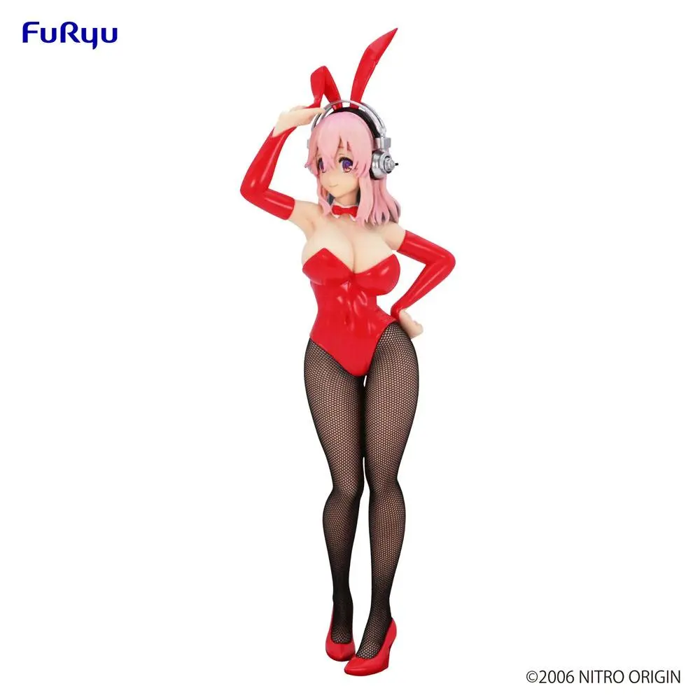 Statuie PVC Super Sonico BiCute Bunnies Super Sonico Red Ver. 28 cm poza produsului