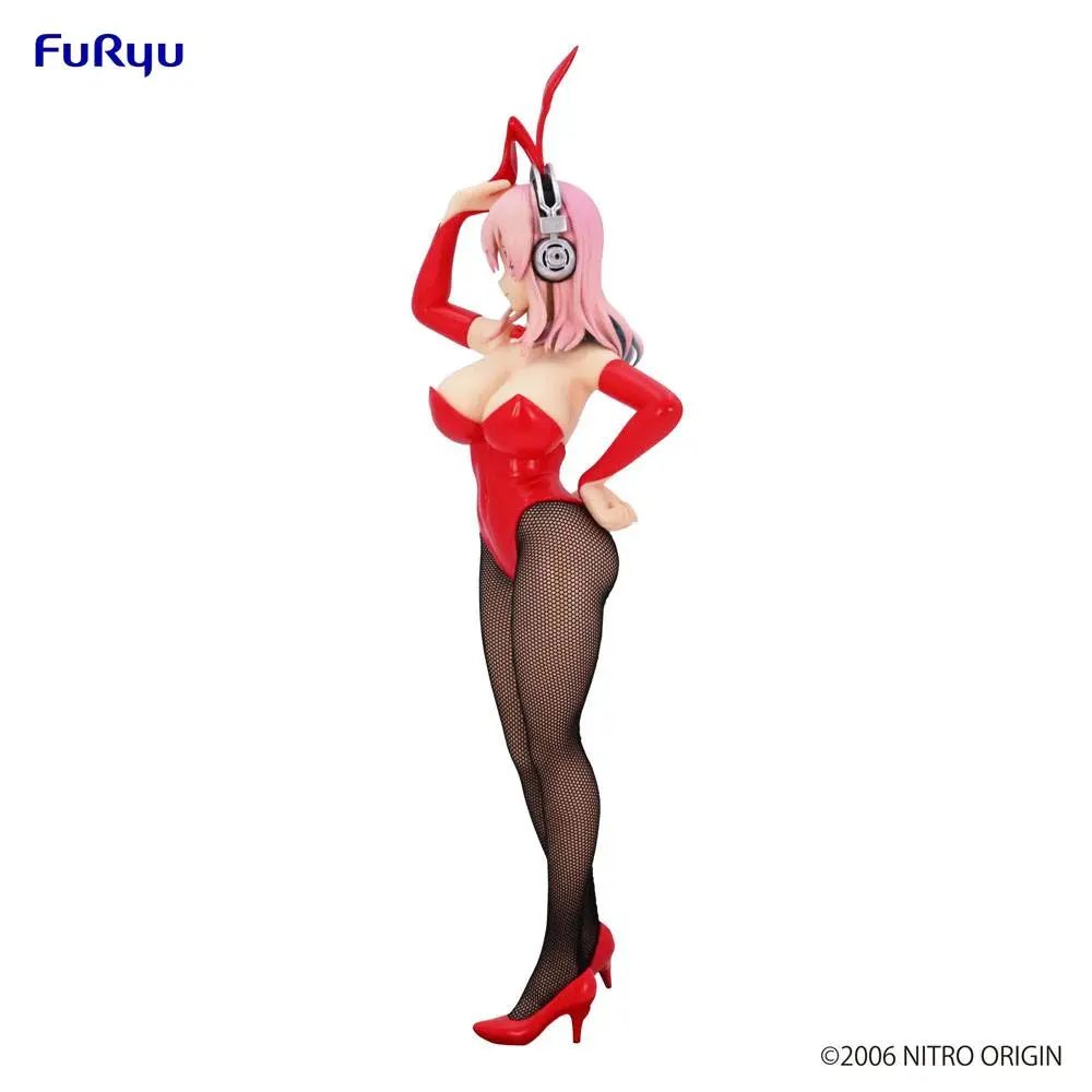 Statuie PVC Super Sonico BiCute Bunnies Super Sonico Red Ver. 28 cm poza produsului