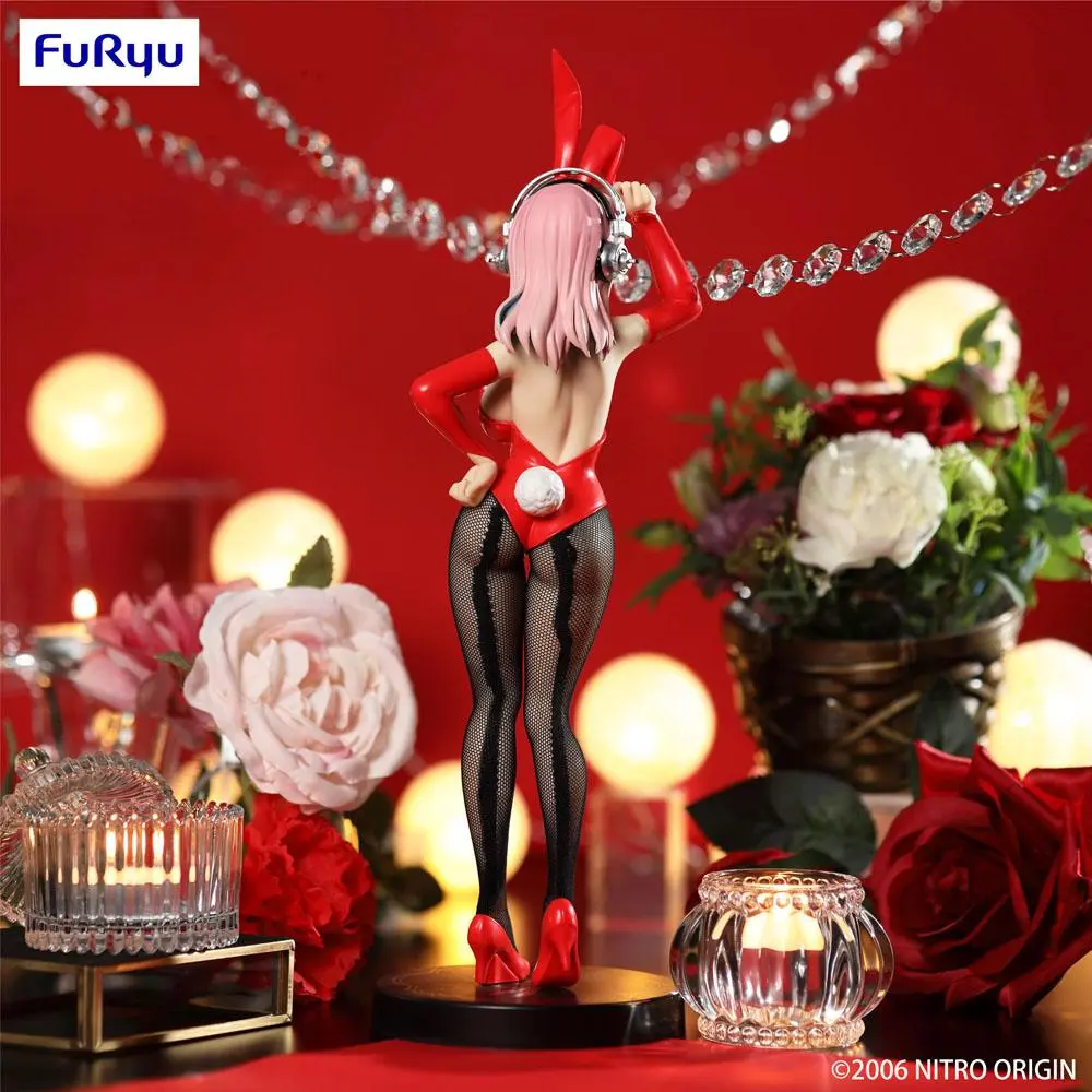 Statuie PVC Super Sonico BiCute Bunnies Super Sonico Red Ver. 28 cm poza produsului