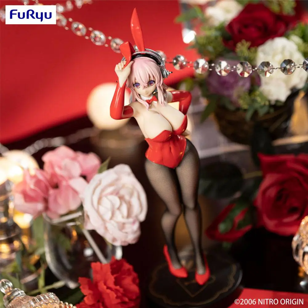 Statuie PVC Super Sonico BiCute Bunnies Super Sonico Red Ver. 28 cm poza produsului