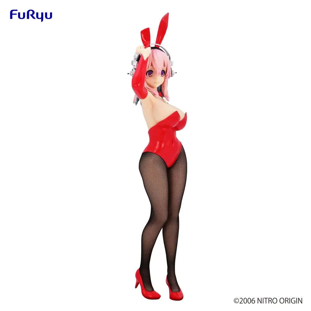 Statuie PVC Super Sonico BiCute Bunnies Super Sonico Red Ver. 28 cm poza produsului