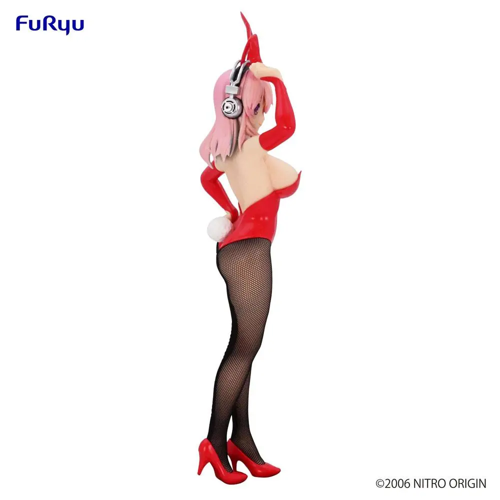 Statuie PVC Super Sonico BiCute Bunnies Super Sonico Red Ver. 28 cm poza produsului