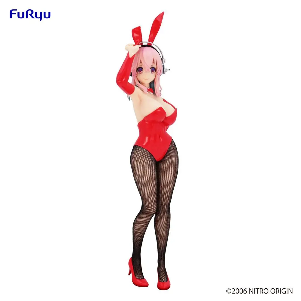 Statuie PVC Super Sonico BiCute Bunnies Super Sonico Red Ver. 28 cm poza produsului