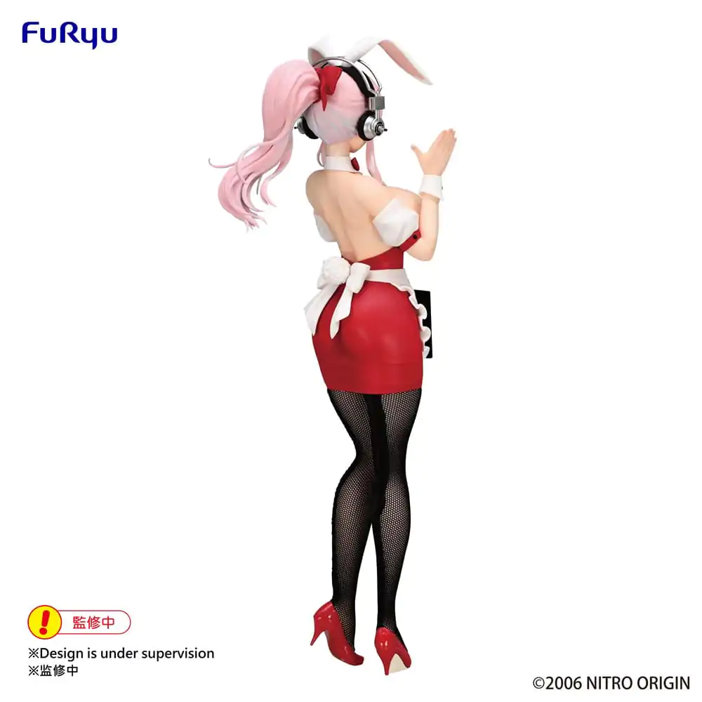 Super Sonico BiCute Bunnies PVC Statuie Super Sonico Waitress Ver. 28 cm poza produsului