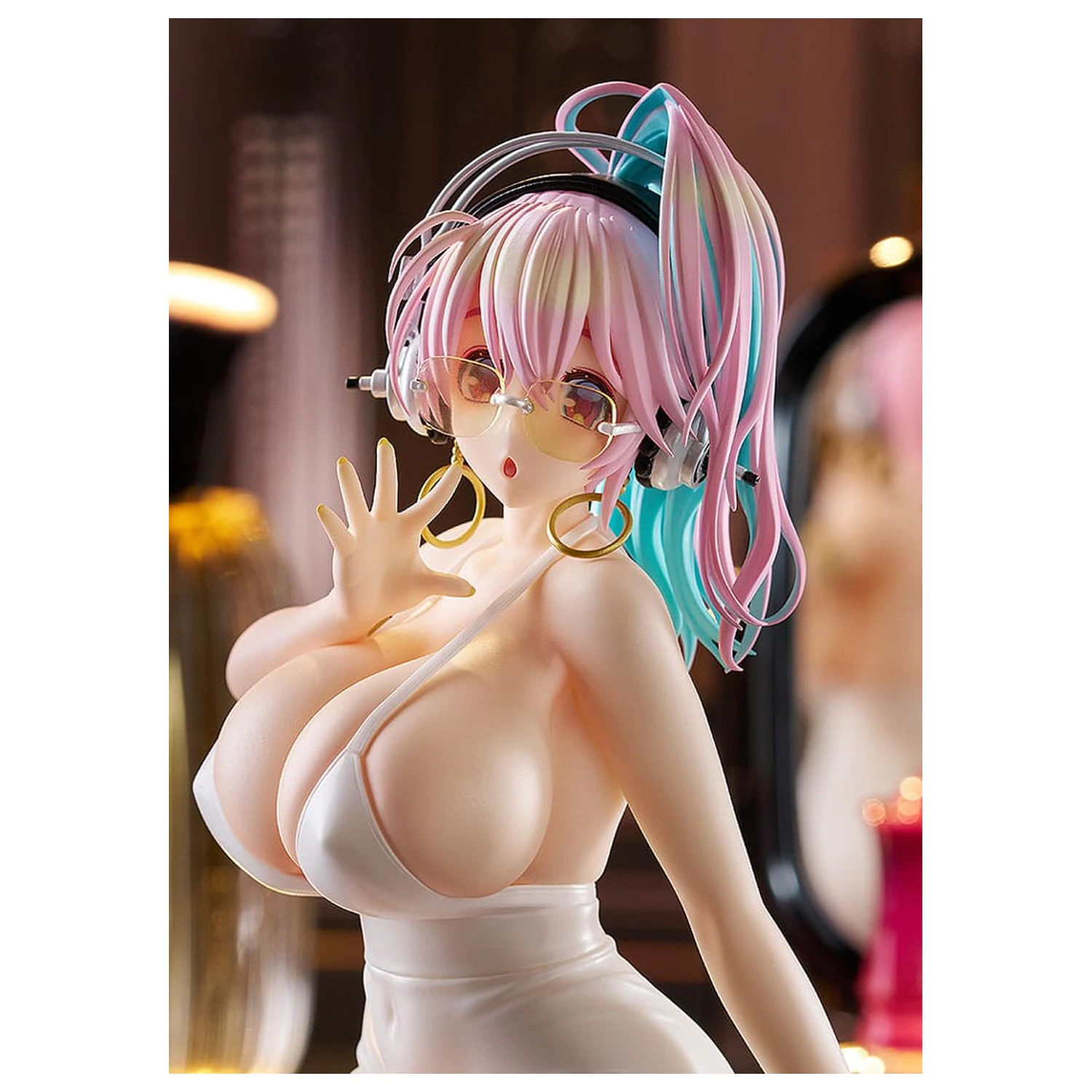 Super Sonico Pop Up Parade Statuie PVC Super Sonico: 15th Mini Dress Ver. L Mărime 20 cm poza produsului