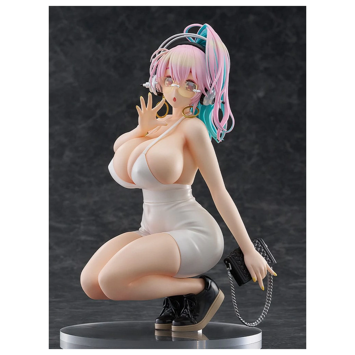 Super Sonico Pop Up Parade Statuie PVC Super Sonico: 15th Mini Dress Ver. L Mărime 20 cm poza produsului