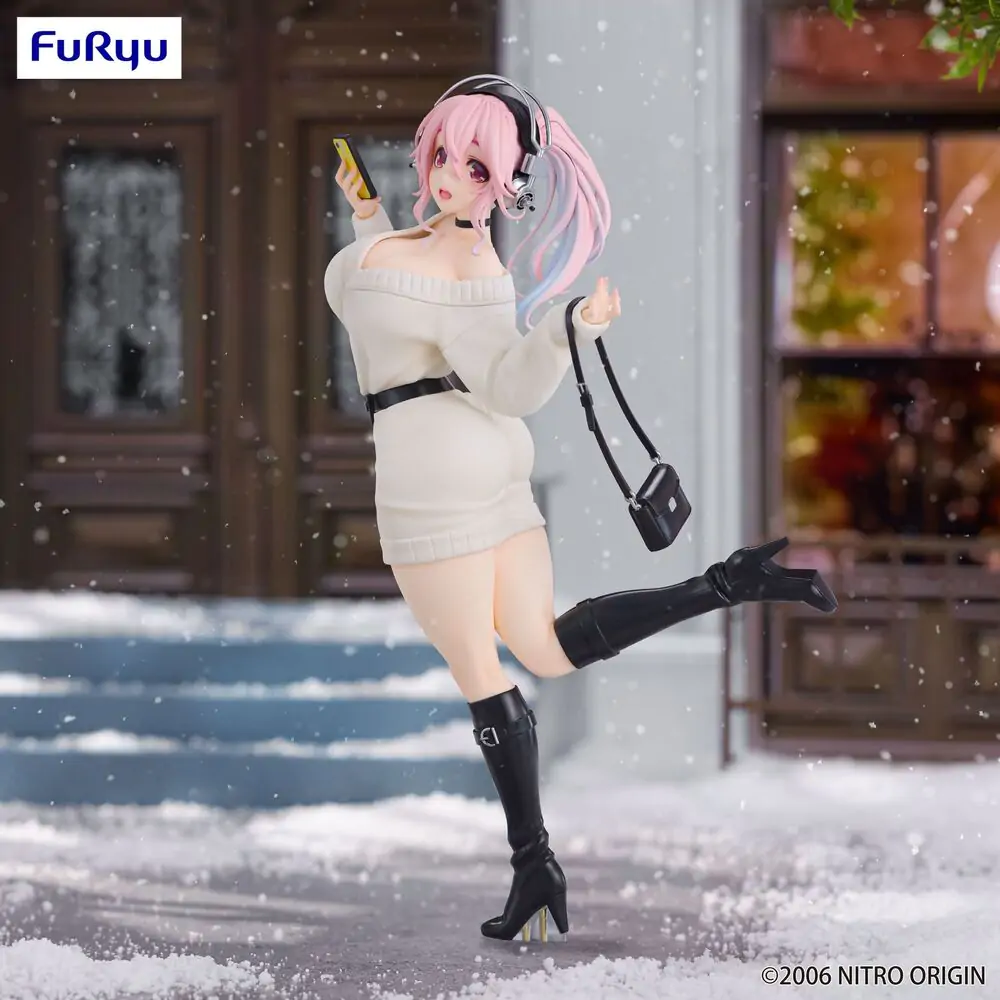 Super Sonico - Figurina Super Sonico Winter Memory Trio-Try-It de 21cm poza produsului
