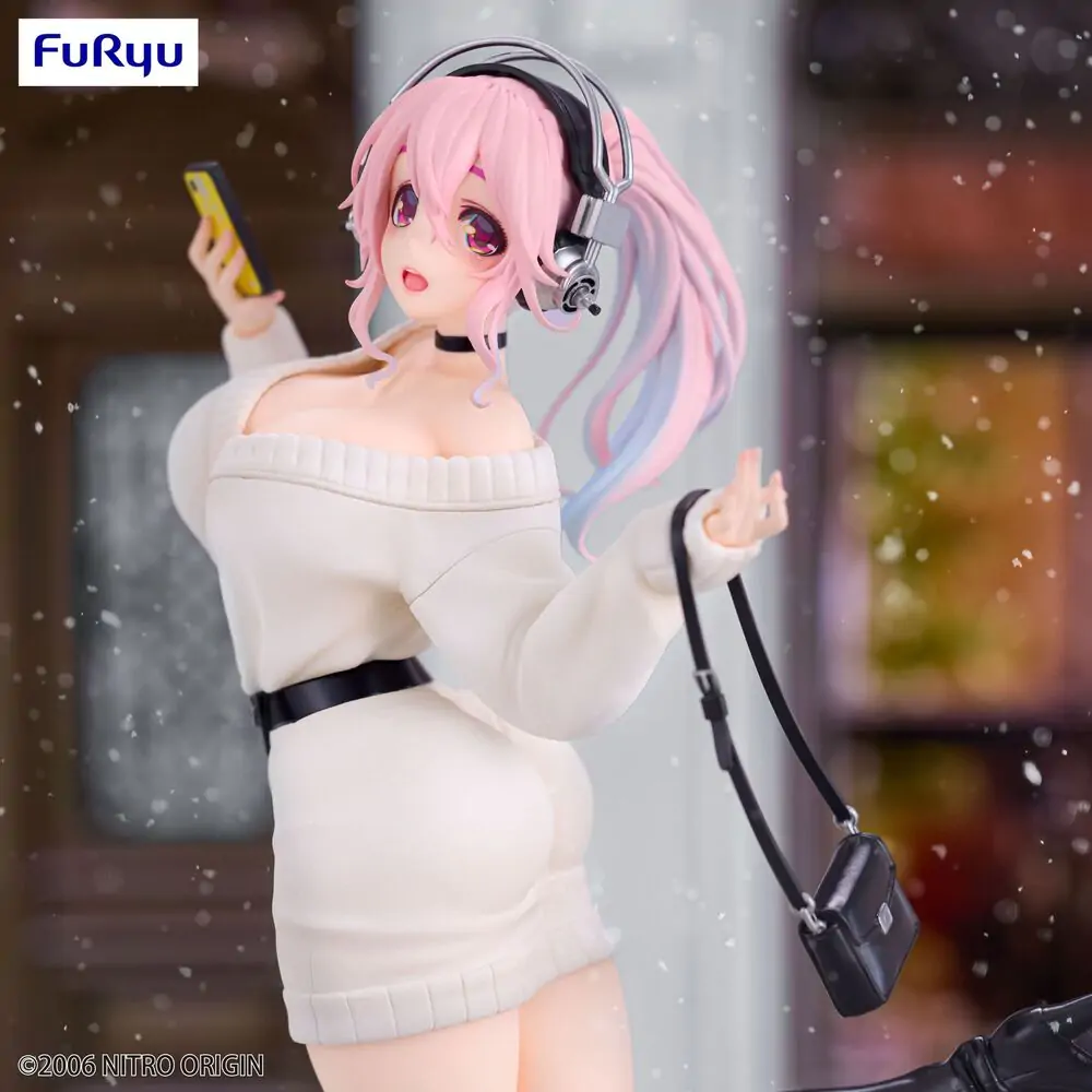 Super Sonico - Figurina Super Sonico Winter Memory Trio-Try-It de 21cm poza produsului