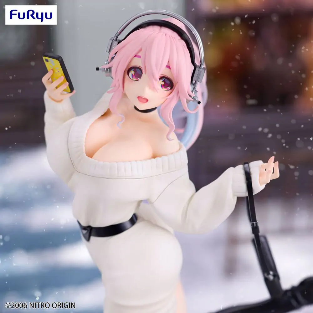 Super Sonico - Figurina Super Sonico Winter Memory Trio-Try-It de 21cm poza produsului