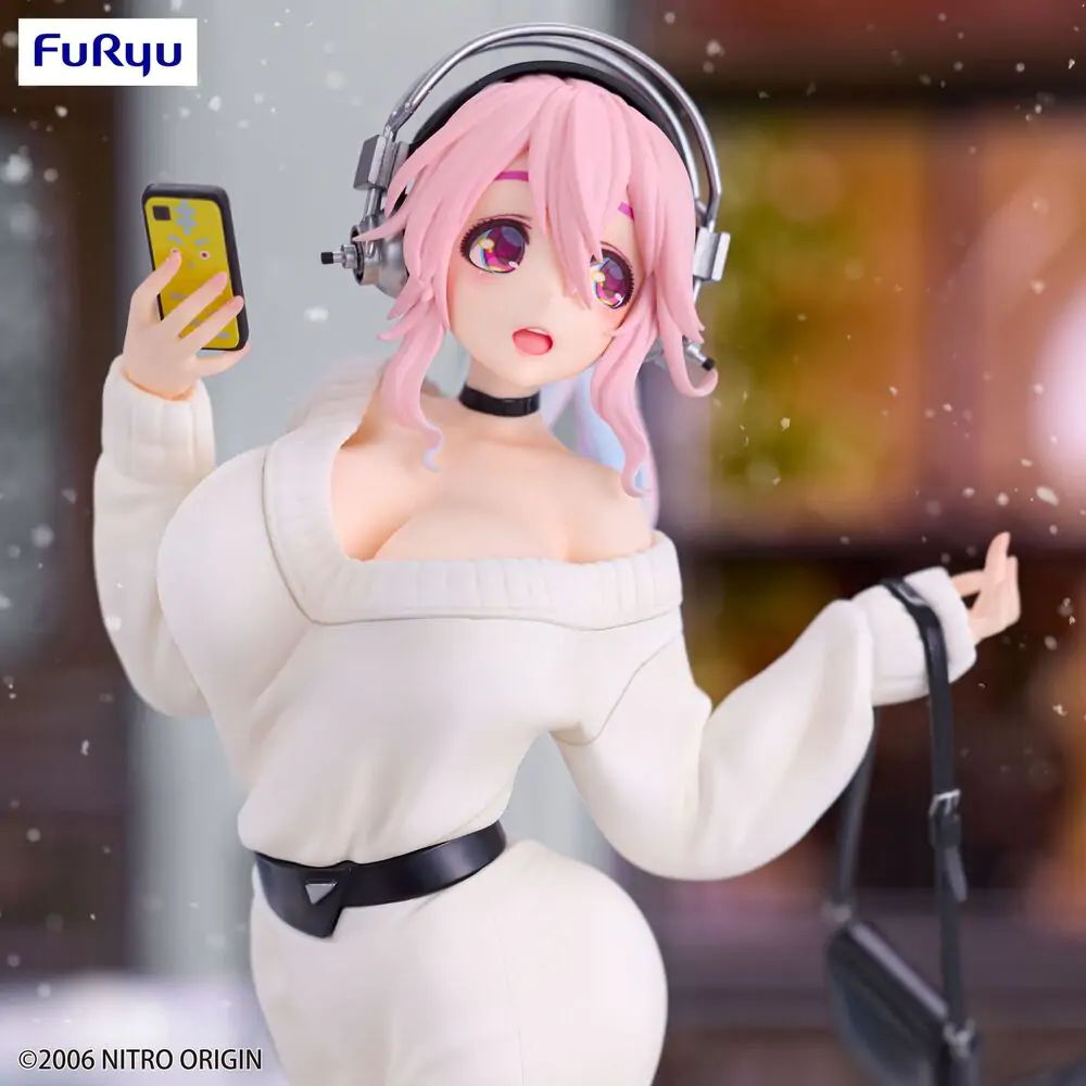 Super Sonico - Figurina Super Sonico Winter Memory Trio-Try-It de 21cm poza produsului