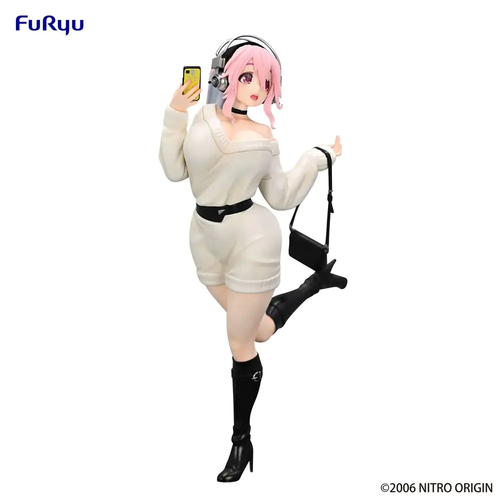 Super Sonico - Figurina Super Sonico Winter Memory Trio-Try-It de 21cm poza produsului