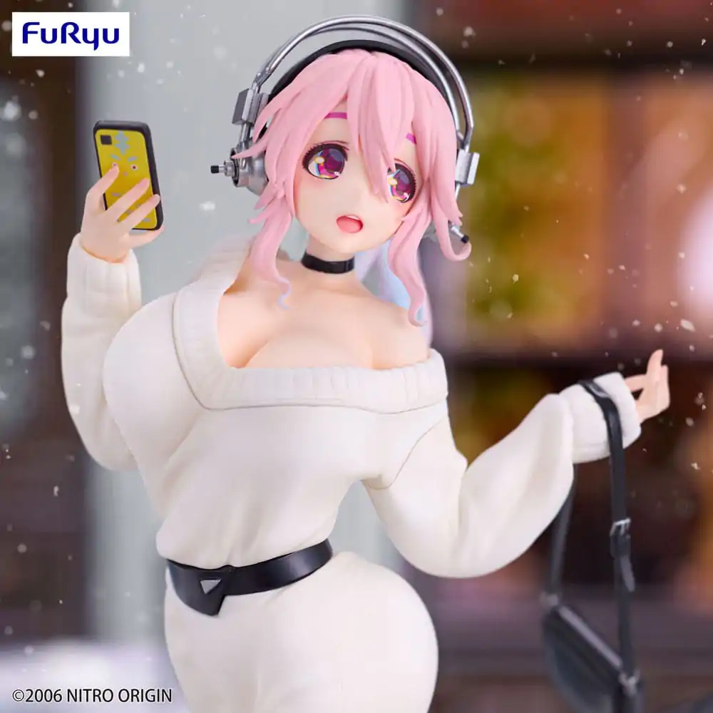 Super Sonico Trio-Try-iT statuie PVC Winter Memory Ver. 21 cm poza produsului