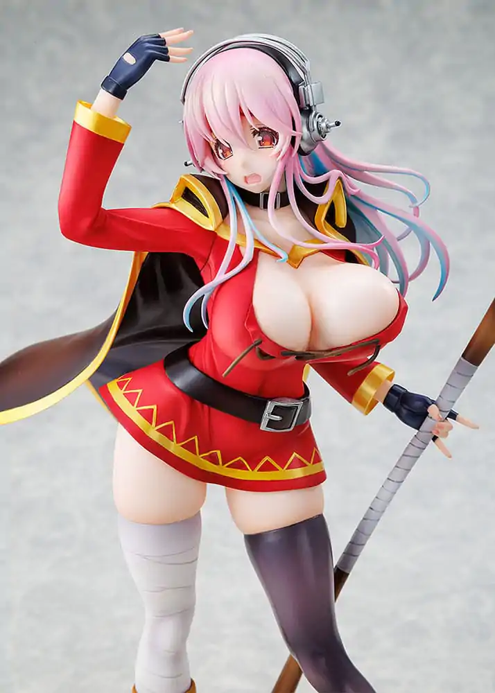 Super Sonico x Konosuba Statuie din PVC 1/7 Super Sonico Megumin Ver. colaborare 25 cm poza produsului