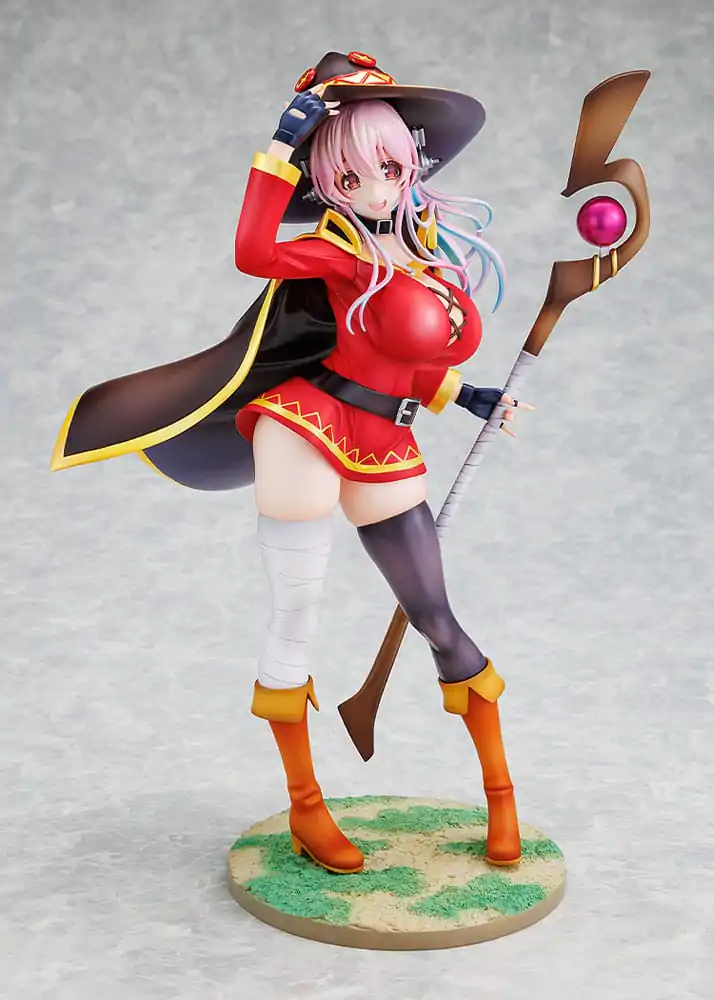 Super Sonico x Konosuba Statuie din PVC 1/7 Super Sonico Megumin Ver. colaborare 25 cm poza produsului
