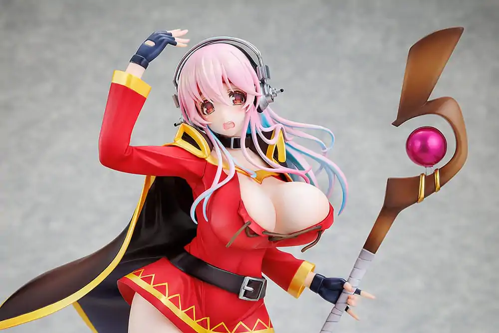 Super Sonico x Konosuba Statuie din PVC 1/7 Super Sonico Megumin Ver. colaborare 25 cm poza produsului