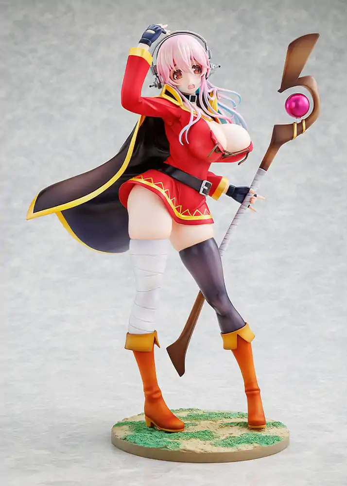 Super Sonico x Konosuba Statuie din PVC 1/7 Super Sonico Megumin Ver. colaborare 25 cm poza produsului