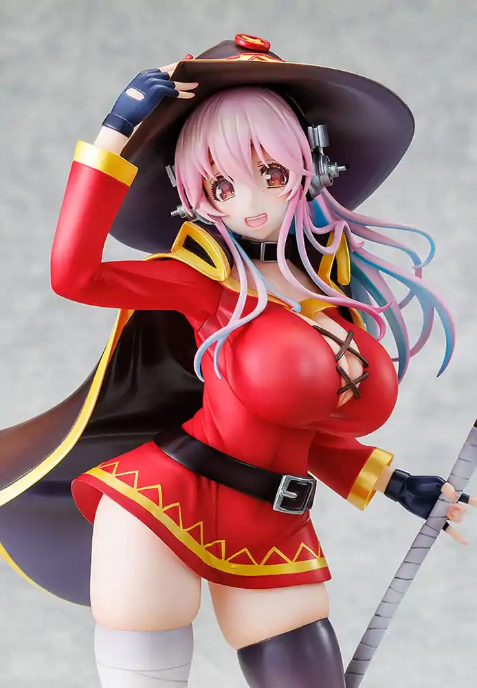 Super Sonico x Konosuba Statuie din PVC 1/7 Super Sonico Megumin Ver. colaborare 25 cm poza produsului
