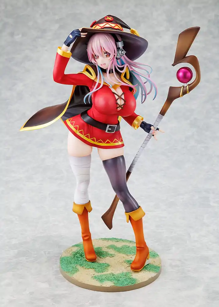 Super Sonico x Konosuba Statuie din PVC 1/7 Super Sonico Megumin Ver. colaborare 25 cm poza produsului