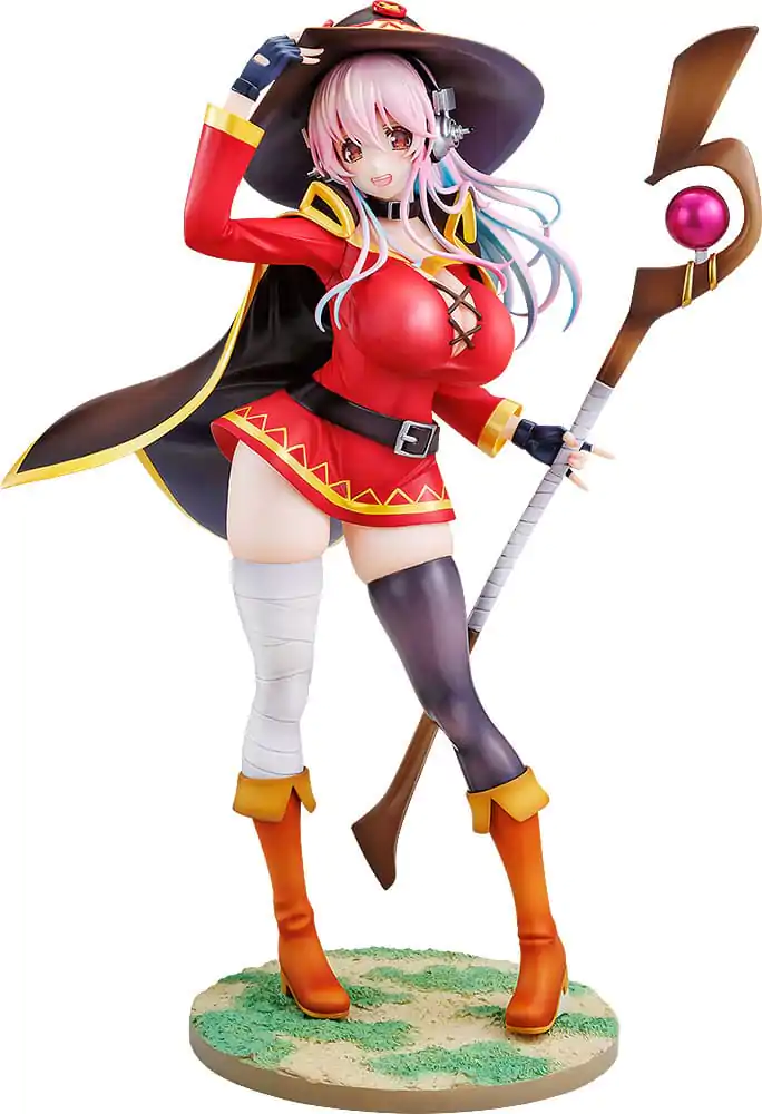 Super Sonico x Konosuba Statuie din PVC 1/7 Super Sonico Megumin Ver. colaborare 25 cm poza produsului