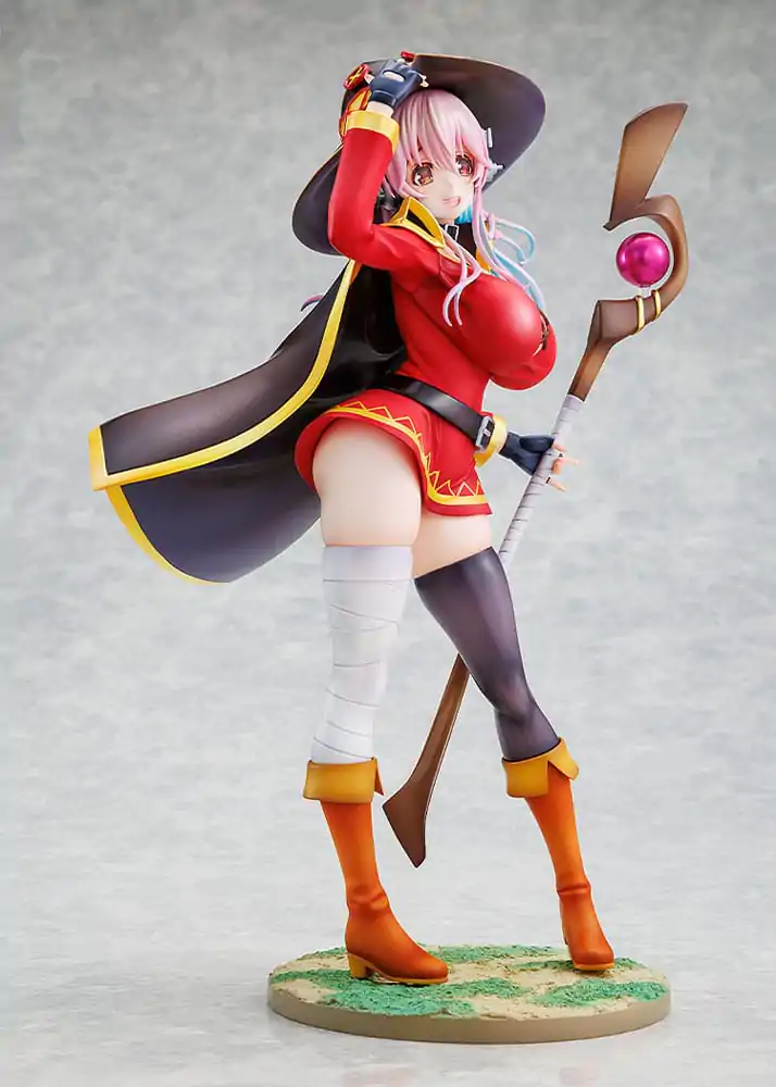Super Sonico x Konosuba Statuie din PVC 1/7 Super Sonico Megumin Ver. colaborare 25 cm poza produsului