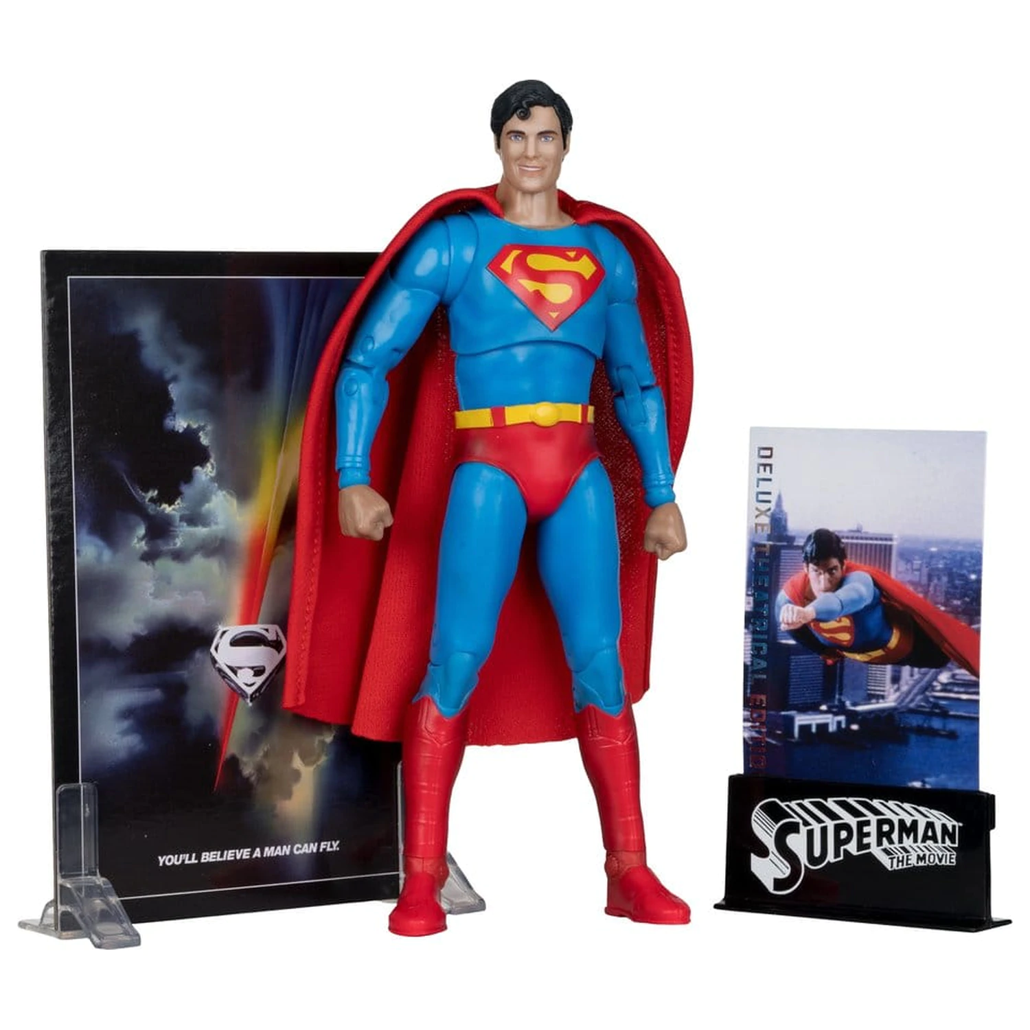 Superman (1978) DC Multiverse Deluxe Theatrical Edition Figurina de actiune Superman 19 cm poza produsului