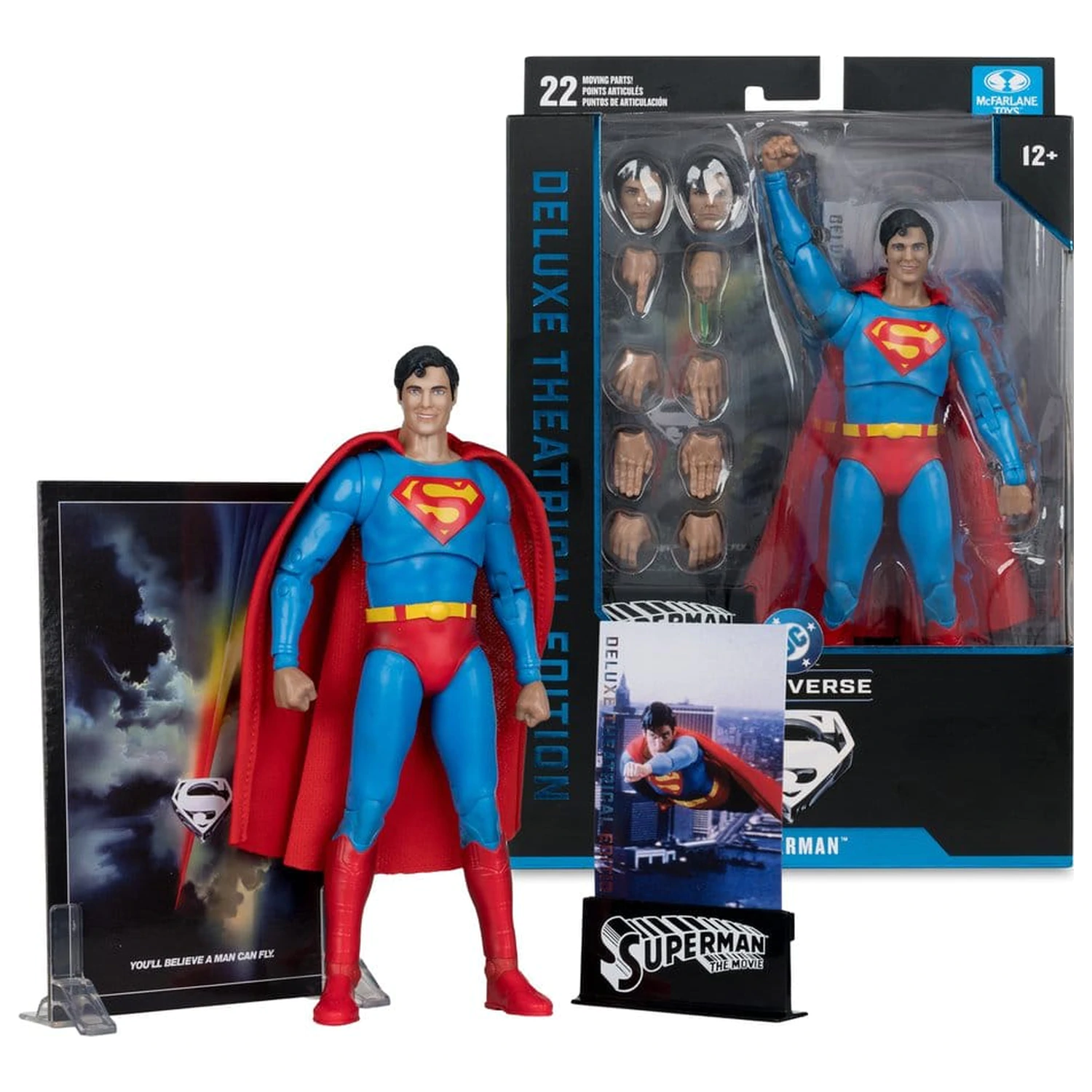 Superman (1978) DC Multiverse Deluxe Theatrical Edition Figurina de actiune Superman 19 cm poza produsului