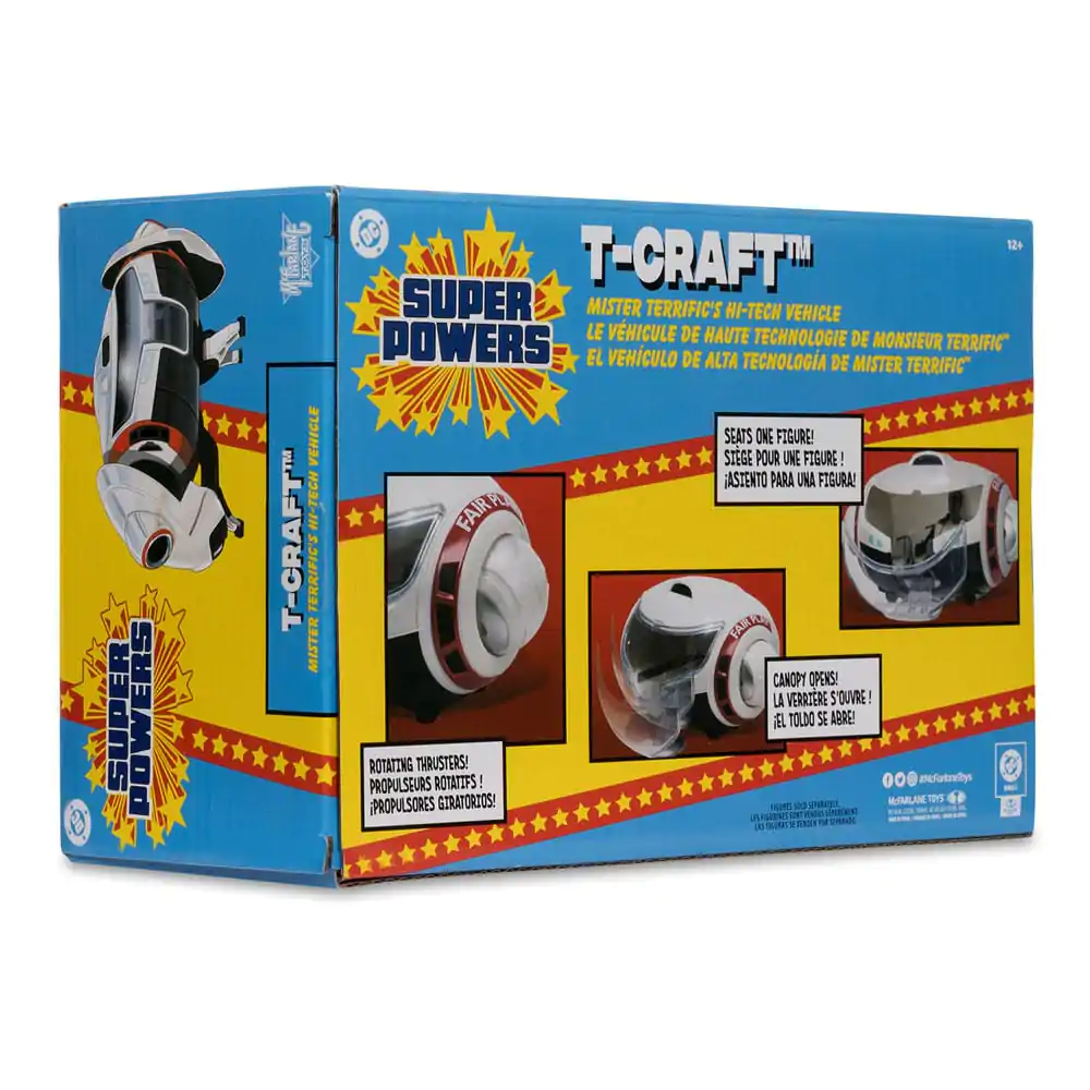 Superman (2025) DC Direct Super Powers Vehicle T-Craft 11 cm poza produsului