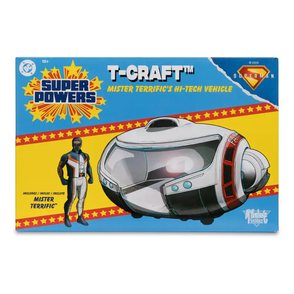 Superman (2025) DC Direct Super Powers figurină de acțiune cu vehicul Mr. Terrific & T-Craft poza produsului
