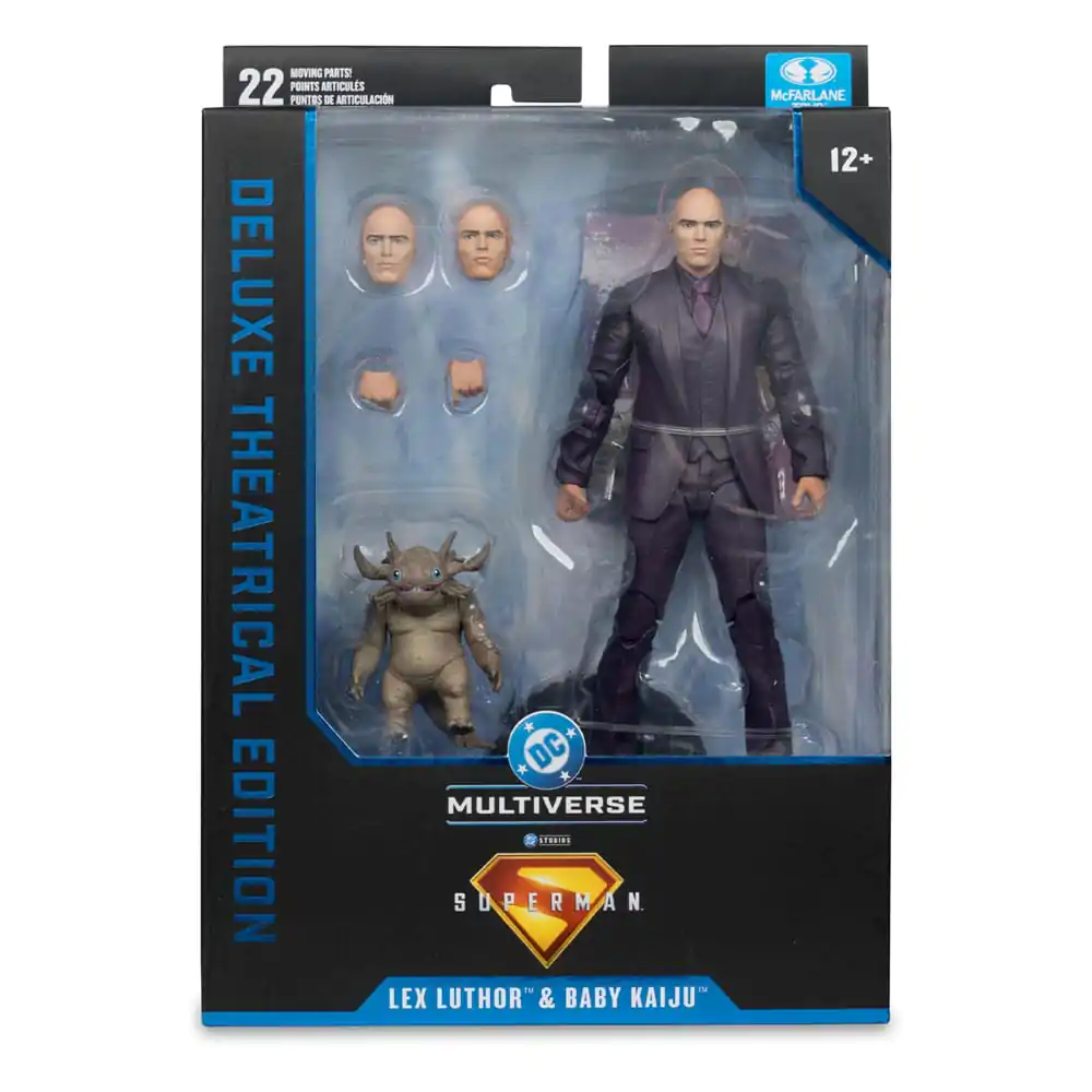 Superman (2025) DC Multiverse Deluxe Action Figure Lex Luthor with Baby Kaiju (Deluxe Theatrical Edition) Figurina de Acțiune Deluxe 18 cm poza produsului