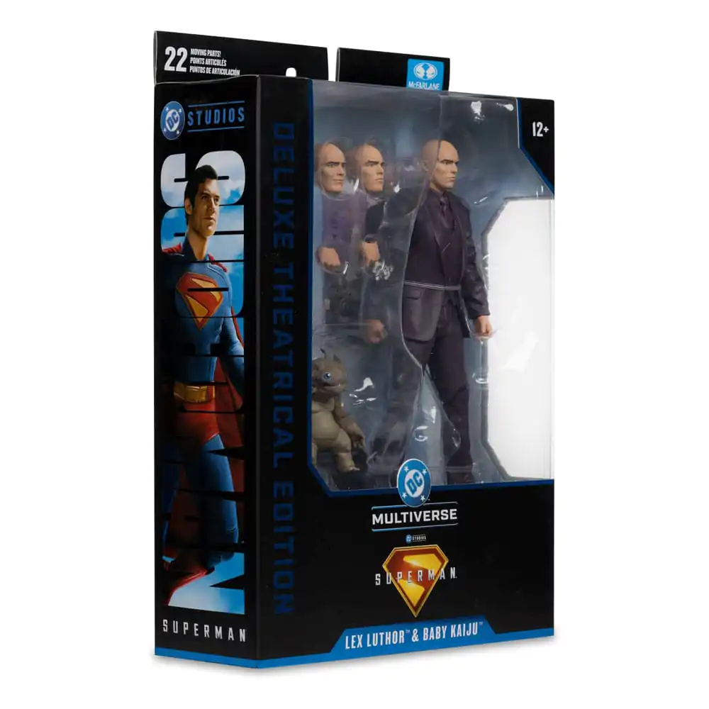 Superman (2025) DC Multiverse Deluxe Action Figure Lex Luthor with Baby Kaiju (Deluxe Theatrical Edition) Figurina de Acțiune Deluxe 18 cm poza produsului