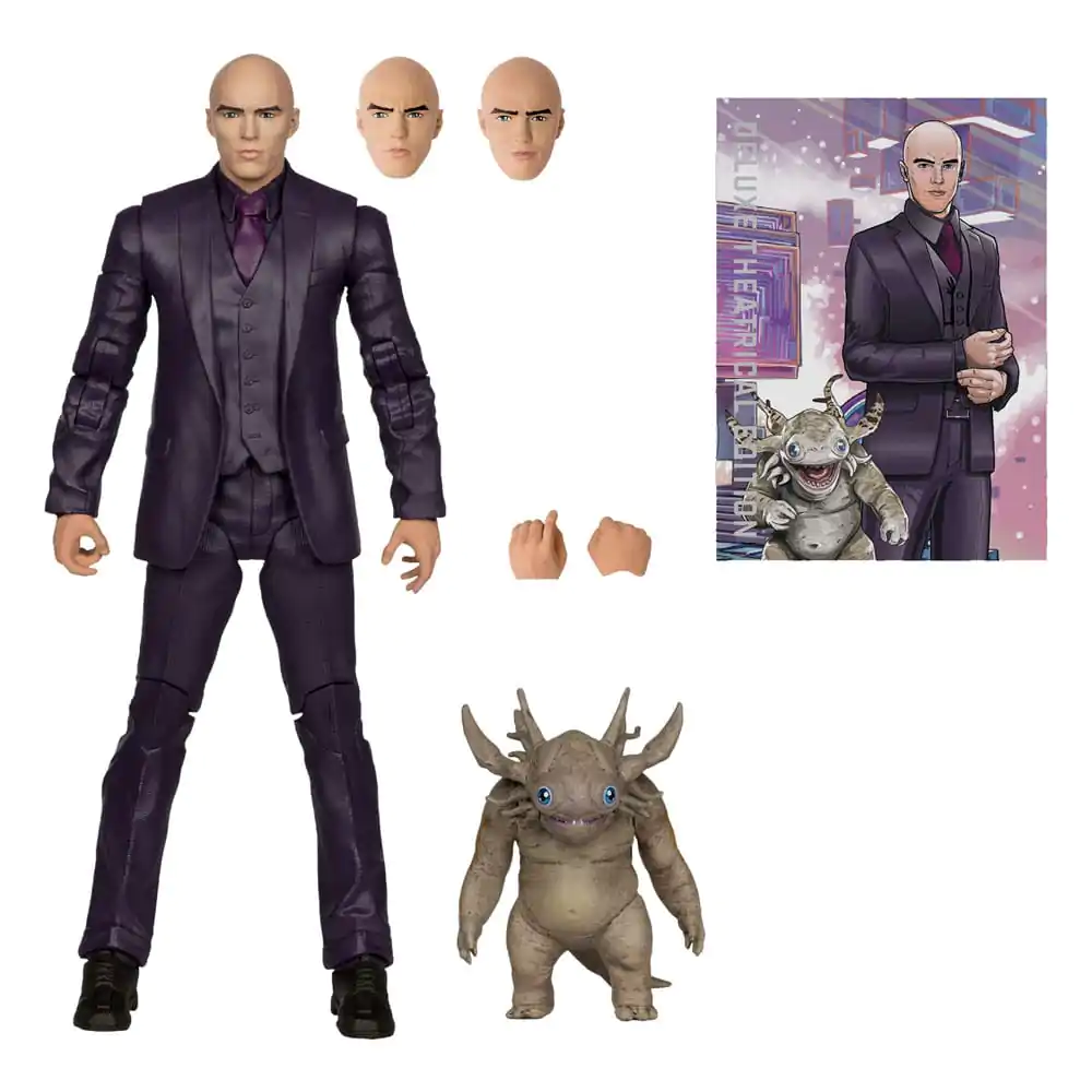 Superman (2025) DC Multiverse Deluxe Action Figure Lex Luthor with Baby Kaiju (Deluxe Theatrical Edition) Figurina de Acțiune Deluxe 18 cm poza produsului