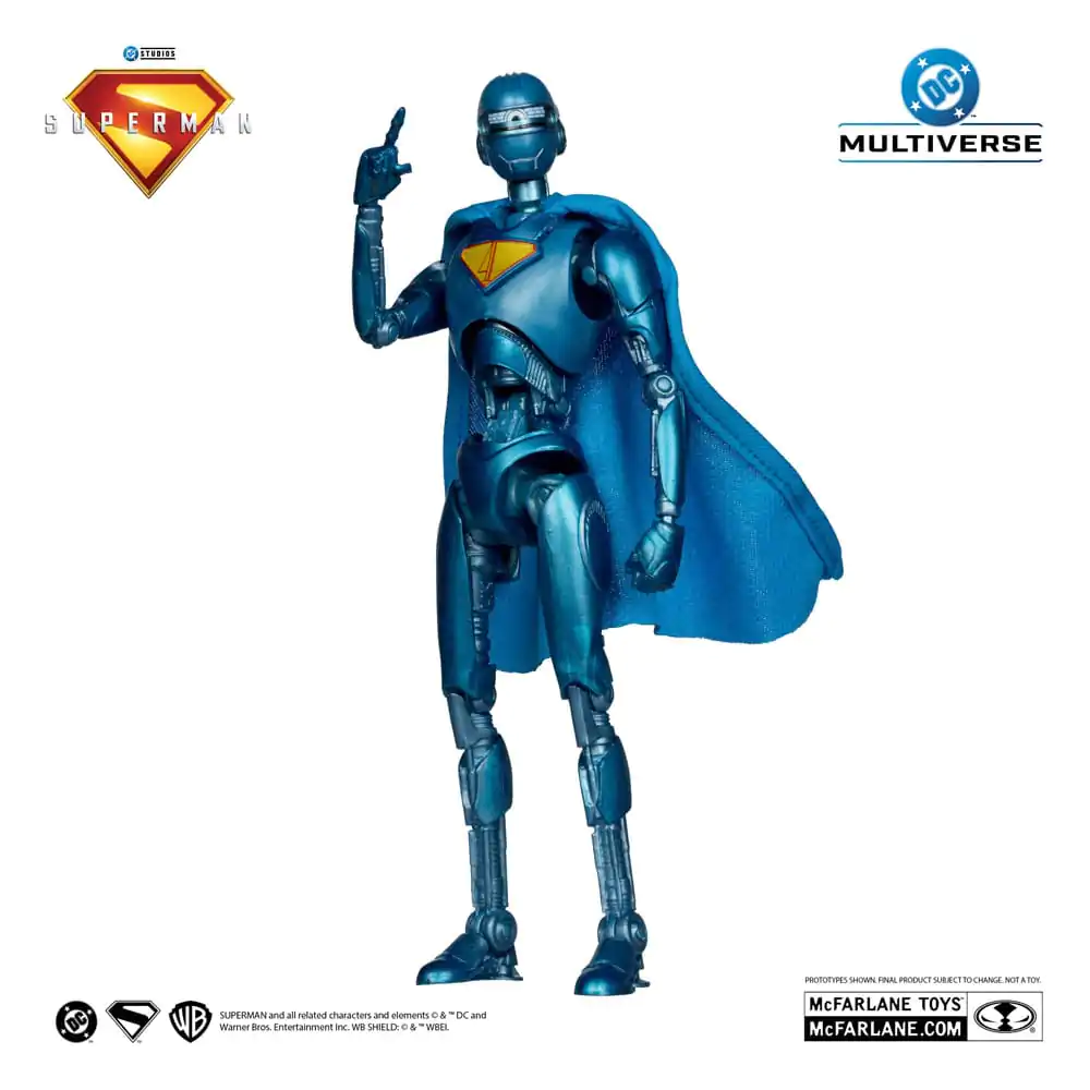 Superman (2025) DC Multiverse Deluxe Action Figure Superman Robot (Red Platinum Edition) 18 cm figurină de acțiune poza produsului