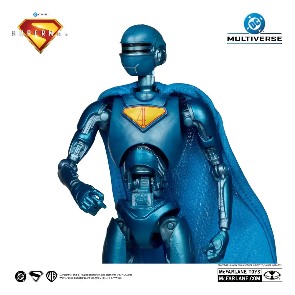 Superman (2025) DC Multiverse Deluxe Action Figure Superman Robot (Red Platinum Edition) 18 cm figurină de acțiune poza produsului