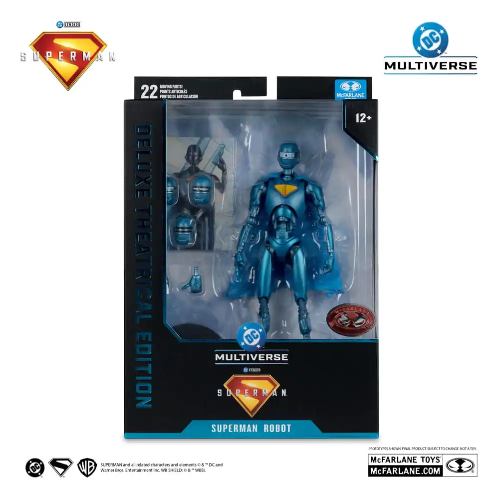 Superman (2025) DC Multiverse Deluxe Action Figure Superman Robot (Red Platinum Edition) 18 cm figurină de acțiune poza produsului