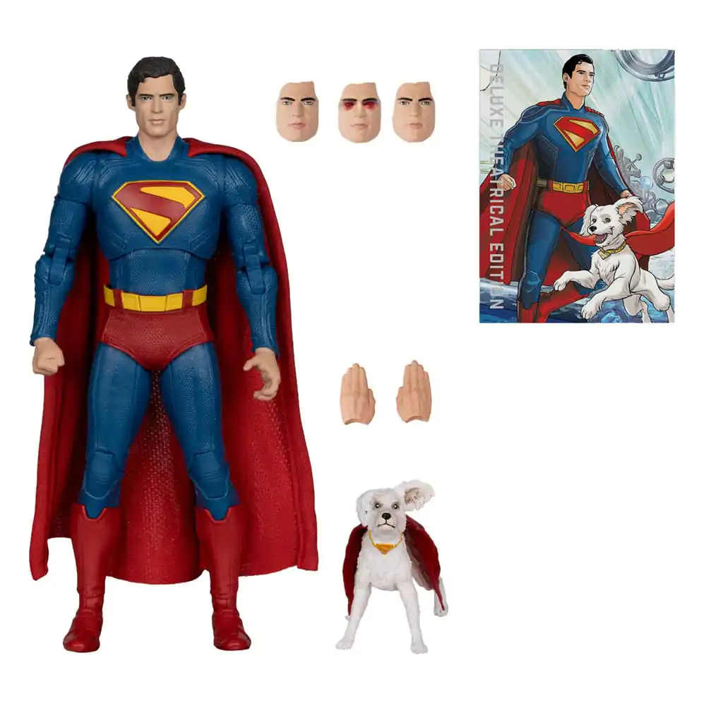 Superman (2025) DC Multiverse Deluxe Figurina de Acțiune Superman cu Krypto the Super Dog 18 cm poza produsului