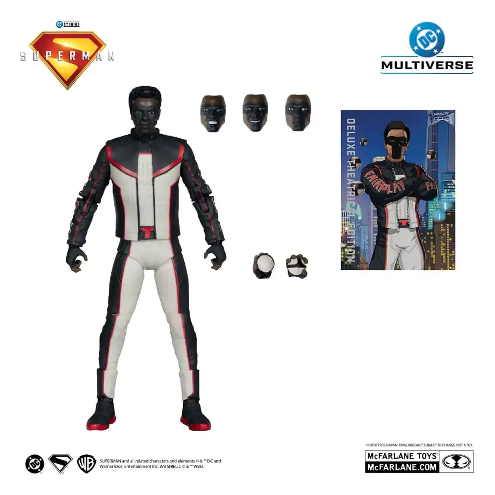 Superman (2025) DC Multiverse Deluxe Theatrical Edition Figurina de acțiune Mr. Terrific (Red Platinum Edition) 18 cm poza produsului
