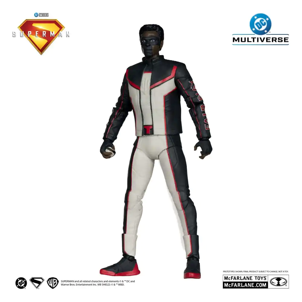 Superman (2025) DC Multiverse Deluxe Theatrical Edition Figurina de acțiune Mr. Terrific (Red Platinum Edition) 18 cm poza produsului