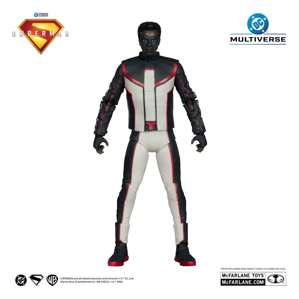 Superman (2025) DC Multiverse Deluxe Theatrical Edition Figurina de acțiune Mr. Terrific (Red Platinum Edition) 18 cm poza produsului