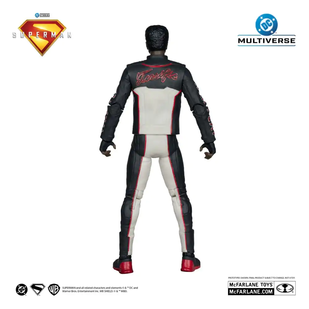 Superman (2025) DC Multiverse Deluxe Theatrical Edition Figurina de acțiune Mr. Terrific (Red Platinum Edition) 18 cm poza produsului