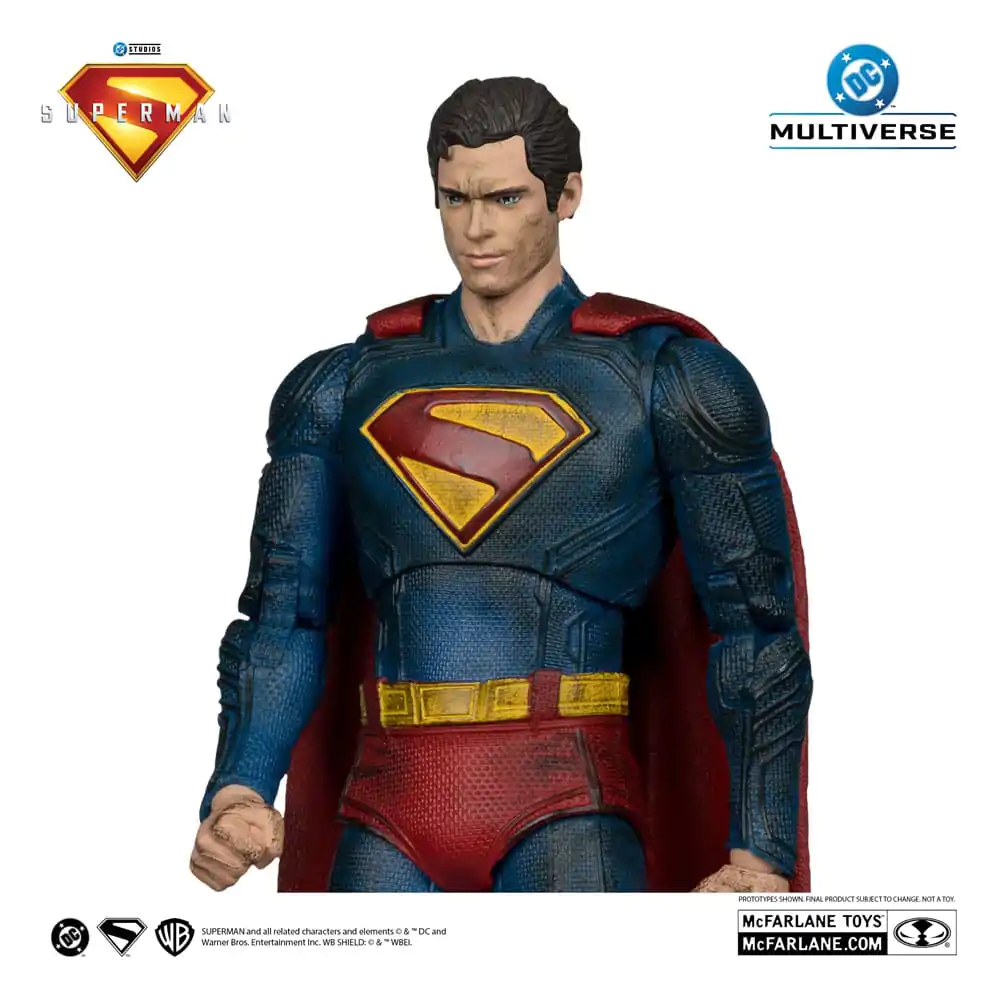 Superman (2025) DC Multiverse Action Figure Superman (Battle Damaged) (Gold Label) 18 cm figurină de acțiune poza produsului