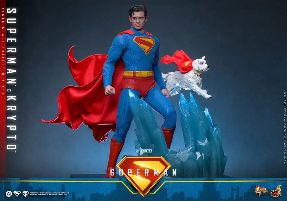 Superman (2025) Movie Masterpiece figurina de actiune 1/6 Superman & Krypto 33 cm poza produsului