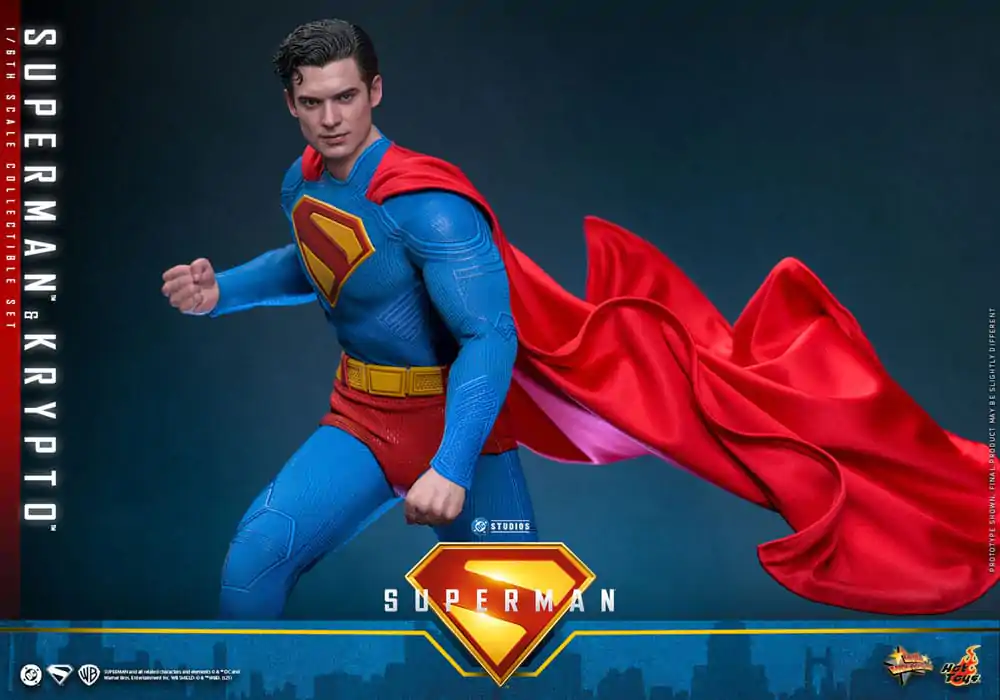 Superman (2025) Movie Masterpiece figurina de actiune 1/6 Superman & Krypto 33 cm poza produsului