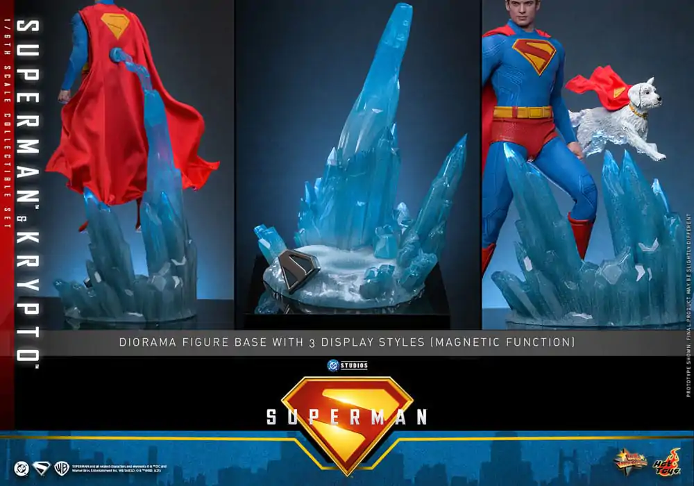 Superman (2025) Movie Masterpiece figurina de actiune 1/6 Superman & Krypto 33 cm poza produsului