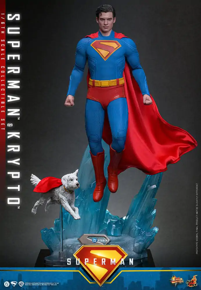 Superman (2025) Movie Masterpiece figurina de actiune 1/6 Superman & Krypto 33 cm poza produsului
