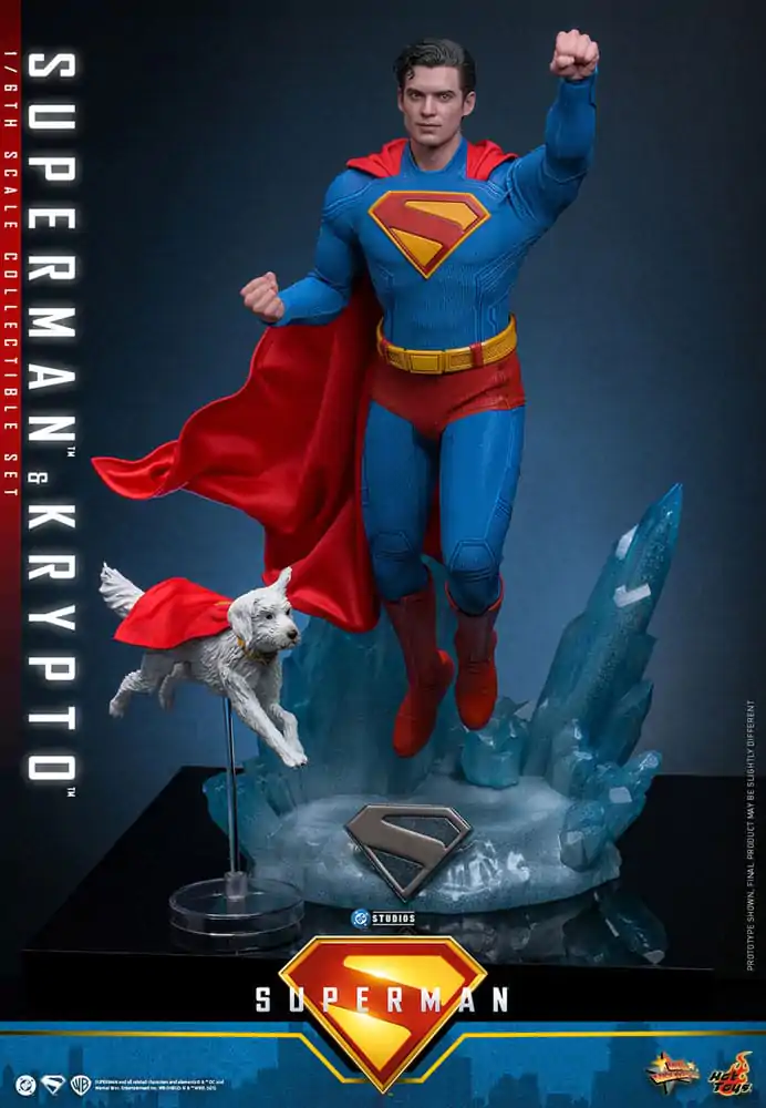 Superman (2025) Movie Masterpiece figurina de actiune 1/6 Superman & Krypto 33 cm poza produsului
