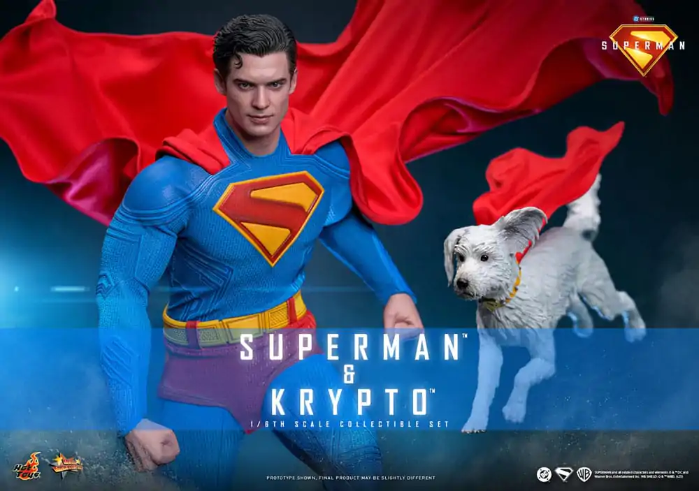 Superman (2025) Movie Masterpiece figurina de actiune 1/6 Superman & Krypto 33 cm poza produsului