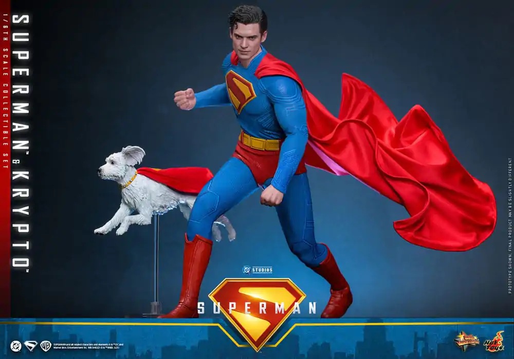 Superman (2025) Movie Masterpiece figurina de actiune 1/6 Superman & Krypto 33 cm poza produsului