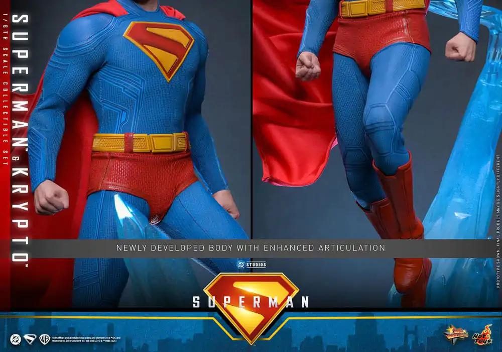 Superman (2025) Movie Masterpiece figurina de actiune 1/6 Superman & Krypto 33 cm poza produsului