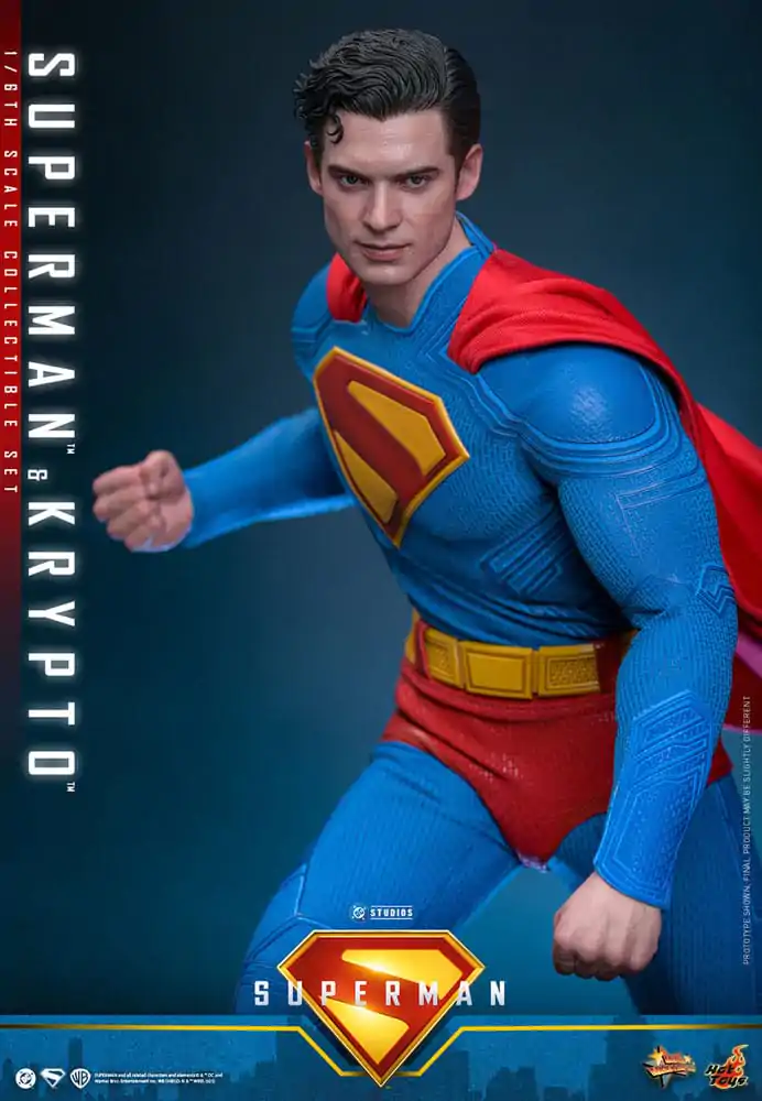 Superman (2025) Movie Masterpiece figurina de actiune 1/6 Superman & Krypto 33 cm poza produsului